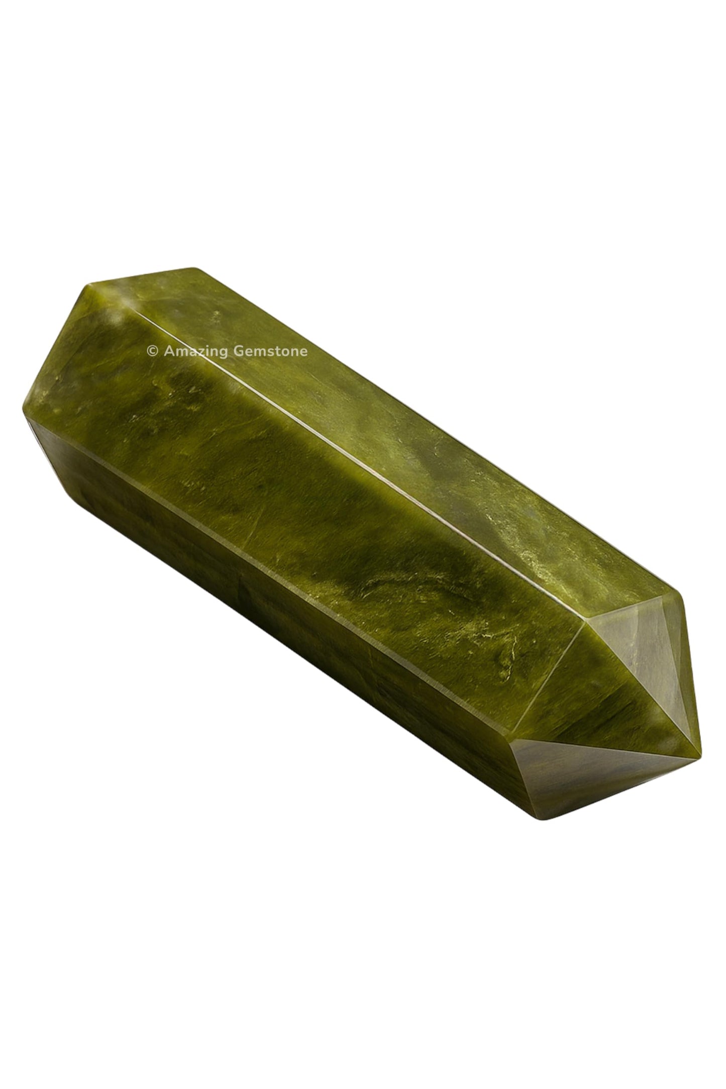 Amazing Gemstone Large Vesuvianite Crystal Towers ~ Natural Healing Crystal Point Obelisk for Reiki Healing and Crystal Grid (5.5 to 6 INCH)