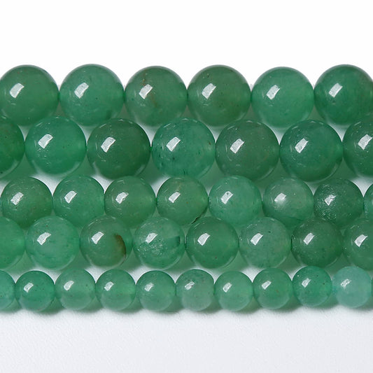 4MM 86PCS Natural Stone Green Aventurine Gemstone Loose Beads for Jewelry Making DIY Bracelet 1 Strand