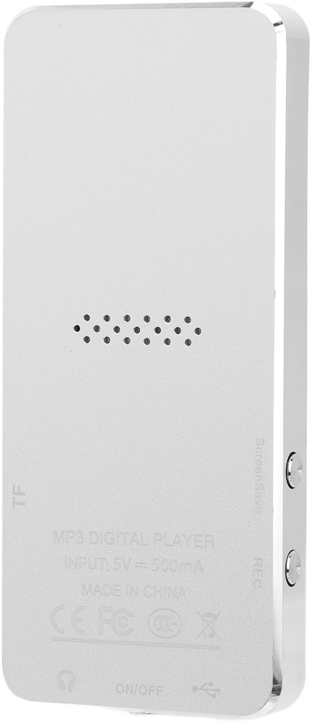 Yoidesu MP3 MP3 1.8 Inch (4GB) Player with Bluetooth, Portable HiFi Lossless Sound Mini Music Player, Music with TFT