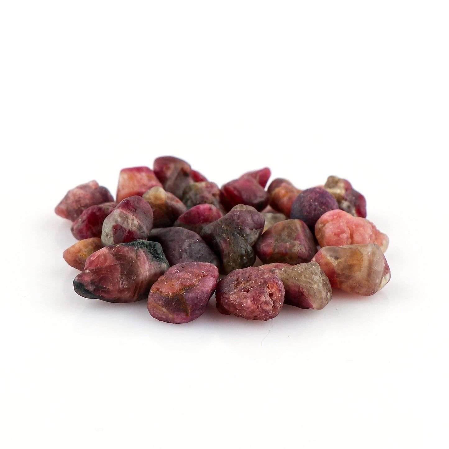 CRYSTALIS 100cts Natural Pink-Tourmaline Raw Crystals, Loose Gemstone Wholesale Bulk Rough Jewelry Making Supply, Chakra And Healing Raw Stones, Wire Wrapping, DIY, Tumbling, Gem Collection