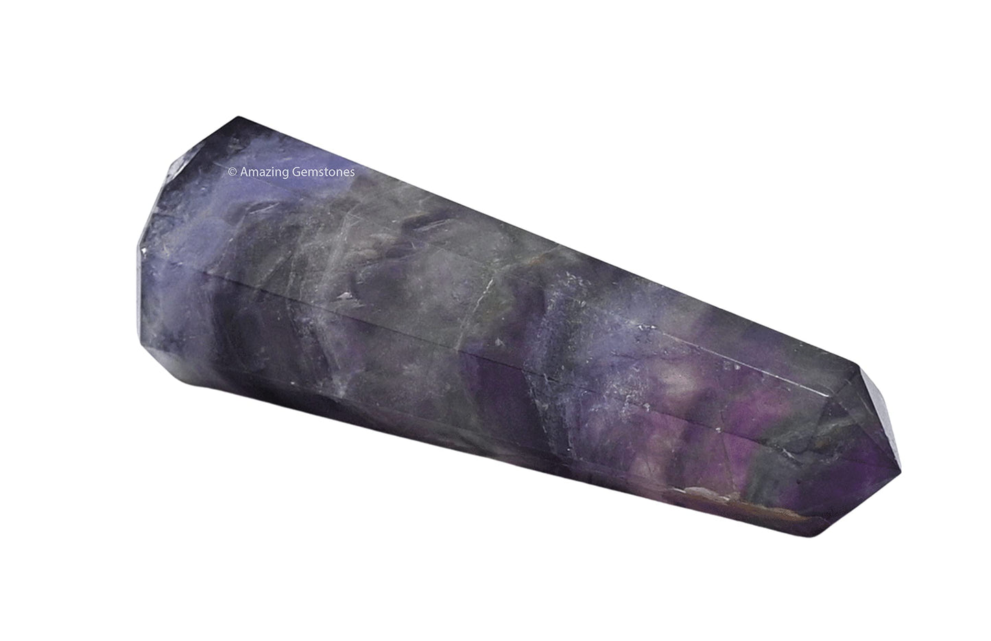 Amazing Gemstone Purple Fluorite Crystal Towers - Natural Healing Crystal Point Obelisk for Reiki Healing and Crystal Grid (3" to 4" INCH)
