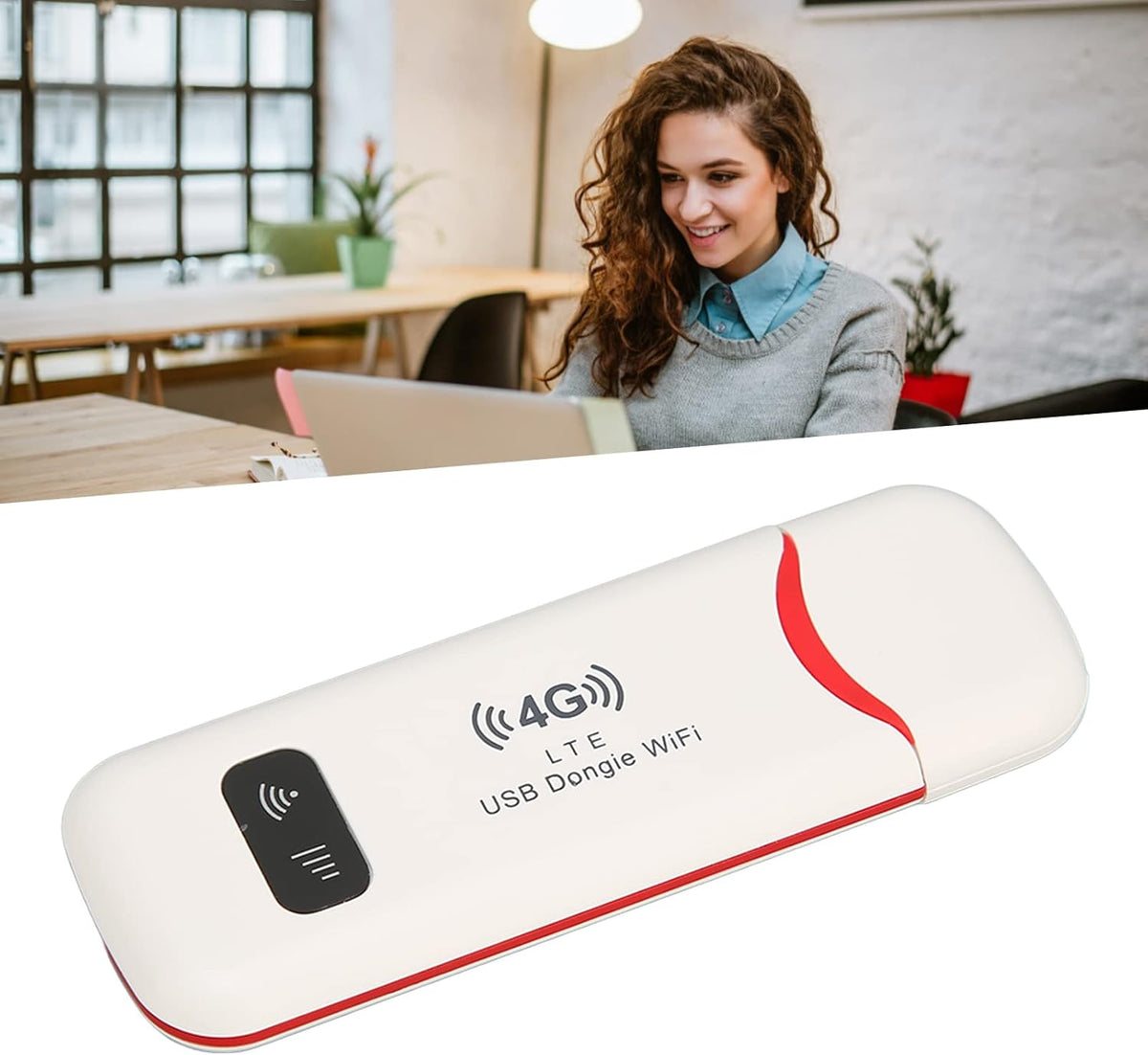 Yoidesu 4G 10 LTE USB Modem, Portable Router Mobile Internet Devices for Home Travel Office, Mobile Hotspot Network