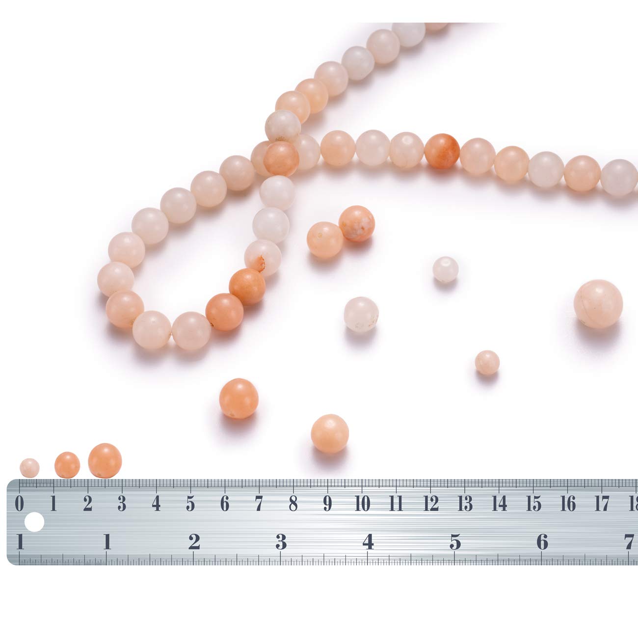 BEADIA Natural Pink Aventurine Jade Stone Round Loose Semi Gemstone Beads for Jewelry Making 10MM 38PCS