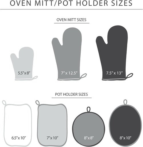 KitchenAid Ribbed Soft Silicone Oven Mitts - Heat Resistant 2-Pack Set, 7.5"x13", Pistachio