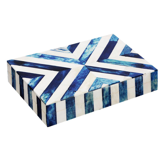 Handicrafts Home Decorative Keepsake Box 8x5 – Small Organizer Box with Lid, Boho Decorative Storage, Retro Memory Box, Unique Coffee Table Décor, Jewelry or Trinket Box, Modern Shelf Decorative Box