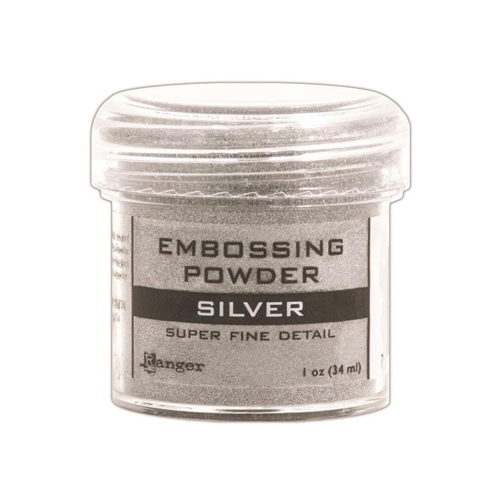 Ranger - Heat Embossing Powder for Cardmaking - Metallic - Gold, Silver, Platinum, Copper & Princess Gold - 5 Item Bundle