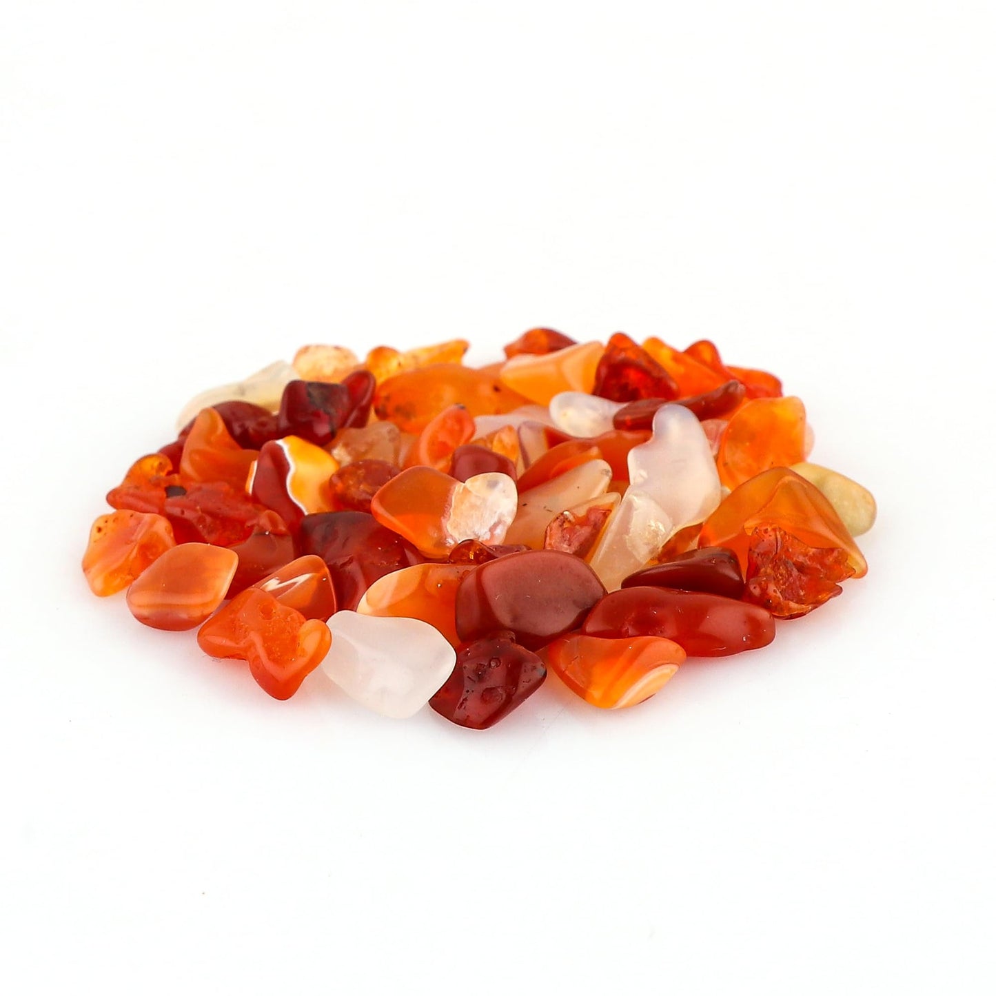 CRYSTALINES 50cts, Wholesale Natural Raw Mexican Fire Opal Gemstones, Untreated Polished Rough Stones, Bulk Loose Supplies, DIY Jewelry Making, Healing Crystals, Birthstone, Gem Collection, 35+pcs