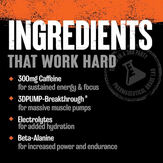 Animal Primal Muscle Hydration + Preworkout Powder ??Contains Beta Alanine, 3DPump, Caffeine & Electrolytes ??Improves Energy, Focus, Endurance & Absorption ??Fruit Punch Flavor, 17.9 oz