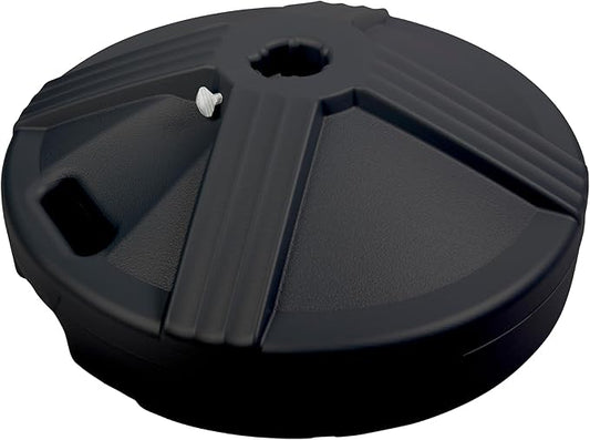US Weight Durable 50 Pound Fillable Umbrella Base Designed to be Used with a Patio Table
