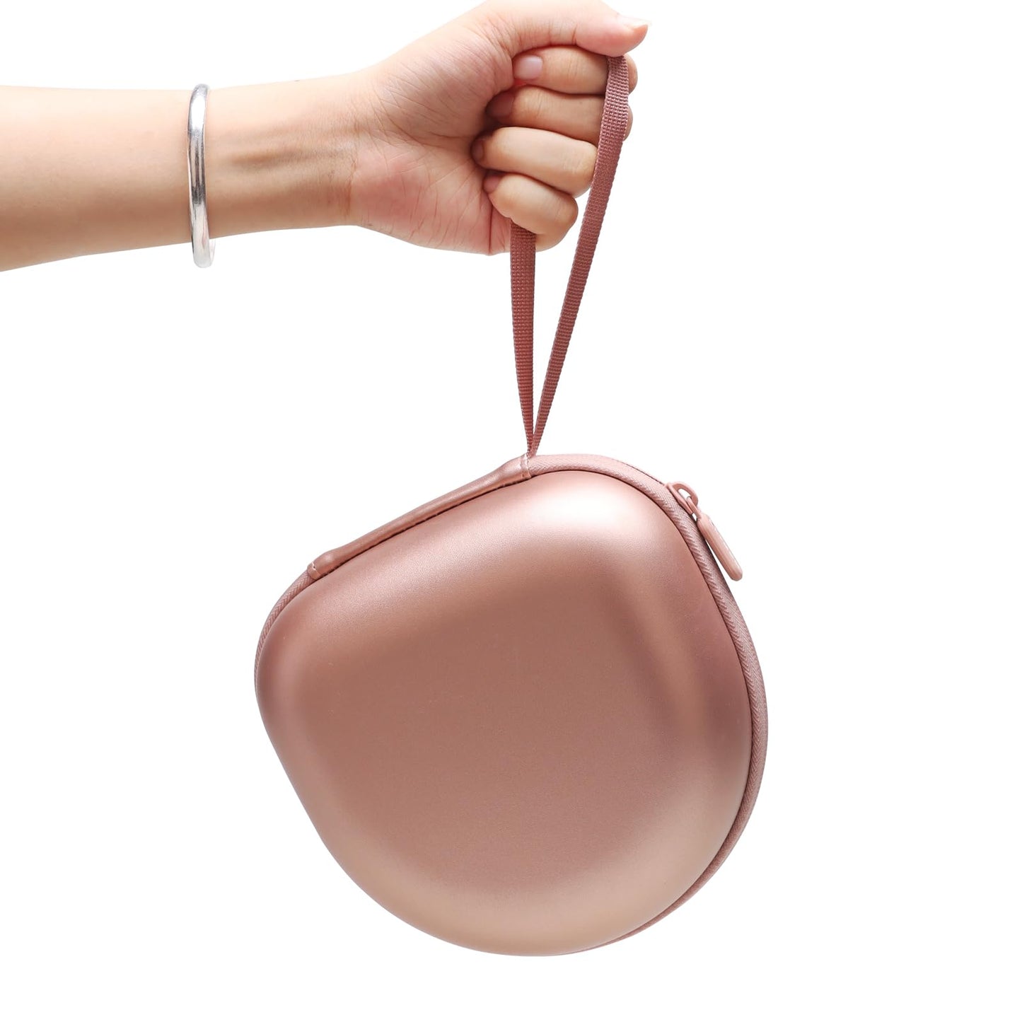 Headphone Case Compatible with Glynzak/BERIBES/TOZO/KVIDIO/Beats/Soundcore Anker/JBL Noise Cancelling Over-Ear Headphones, Rose Gold