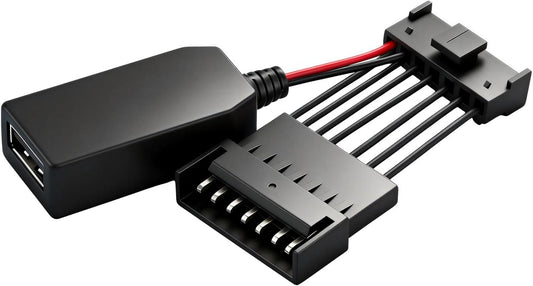 Rkakneecs (7-pin Dashcam Power Adapter Type B), Compatible with Select Nissan, Mitsubishi, Toyota, & More. Connects
