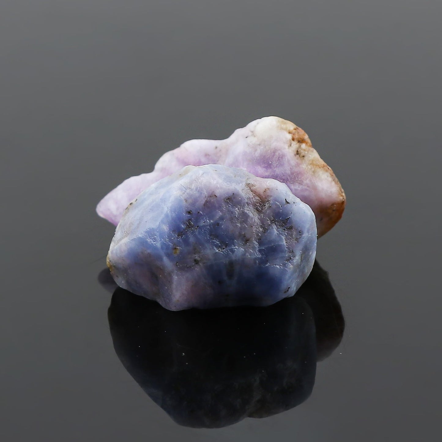 CRYSTALIS (2pcs) (20-25mm) Natural Rare Unusual Hackmanite, Color Changing, Tenebrescence Gem, Raw Crystals, Loose Gemstone, Wholesale Rough, Jewelry Making Supply, Wire Wrapping, DIY, Collectibles