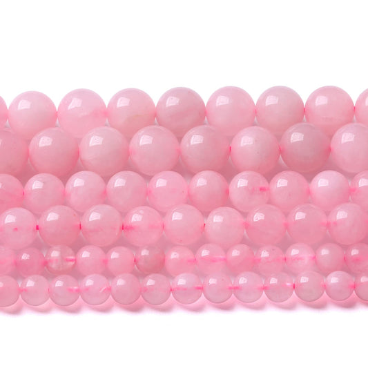 4MM 86PCS Natural Stone Brazilian Rose Quartz Crystal Beads for Jewelry Making DIY Bracelet