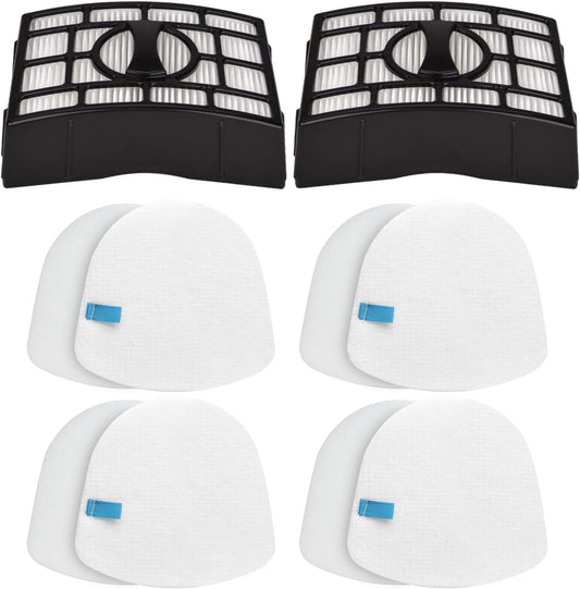 Shark Navigator Replacement Filter Set - Compatible with ZU560, ZU561, ZD201 & More - 4 Foams & 4 Felt Filters
