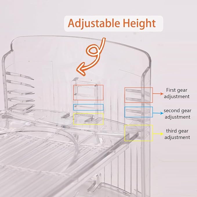 Shoe Stacker Shoe Rack Organizer for Closet Space Saver Storage Shoe Holder Organization (Transparent, 6 pack)