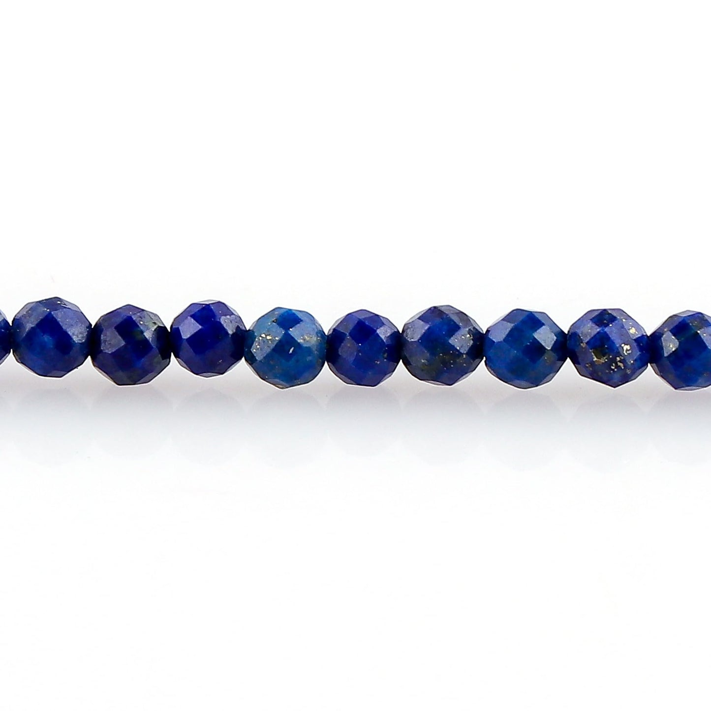 CRYSTALINES Natural Lapis Lazuli Gemstone Bracelets, Faceted Beads Stones, Handmade Boho Hypoallergenic Jewelry for Women, Healing Crystals, Adjustable Silver Plated 7+1inch Birthday Gift