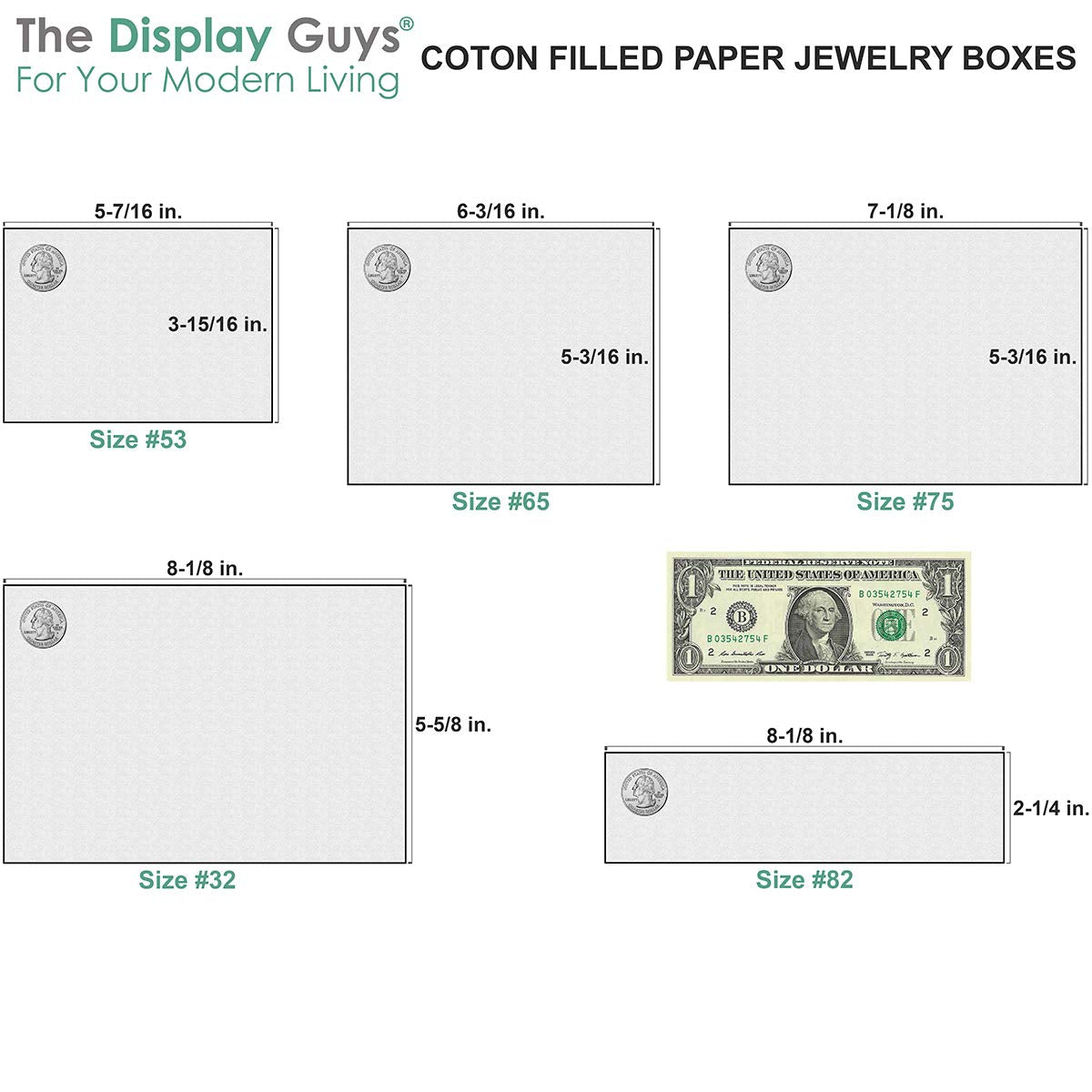 TheDisplayGuys - 25-Pack #53 Kraft Paper Cardboard Gift Boxes/Jewelry Cases w. Cotton Padding & Lid - Gold Foil - (5.4" x 3.9" x 1.0")