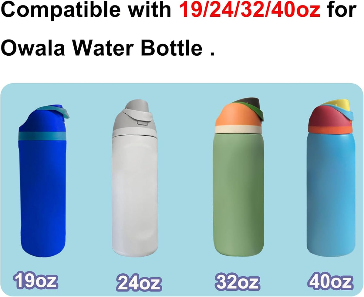 Owala FreeSip | 6-Pack Replacement Silicone Water Bottle Gaskets - Durable Lid Seal Accessories
