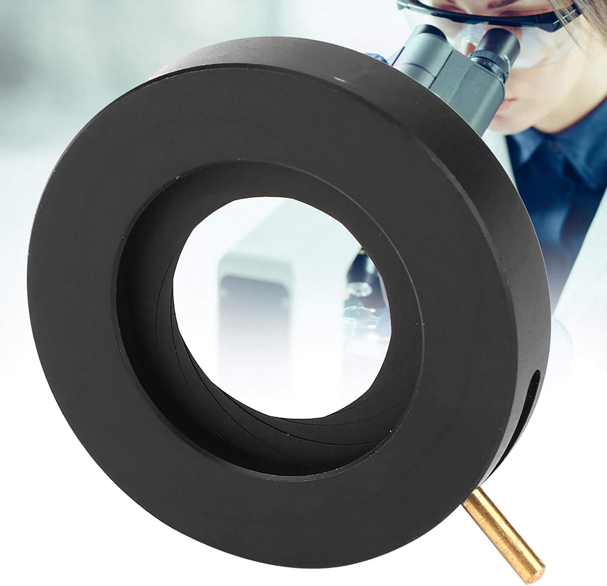 Yosoo Health Gear 1.5-25mm Diaphragm(sk23) Aperture Diaphragm, Adjustable Aperture Diaphragm Microscope Vision Lens