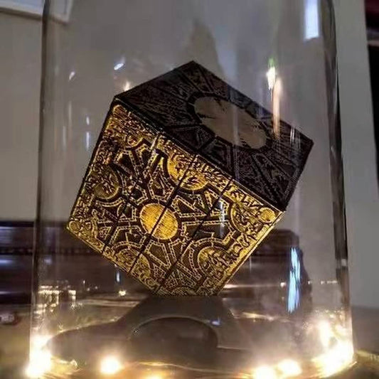 Detachable Hellraiser Puzzle Box, Cenobites Pinhead Halloween Cosplay Prop (Resin Model)