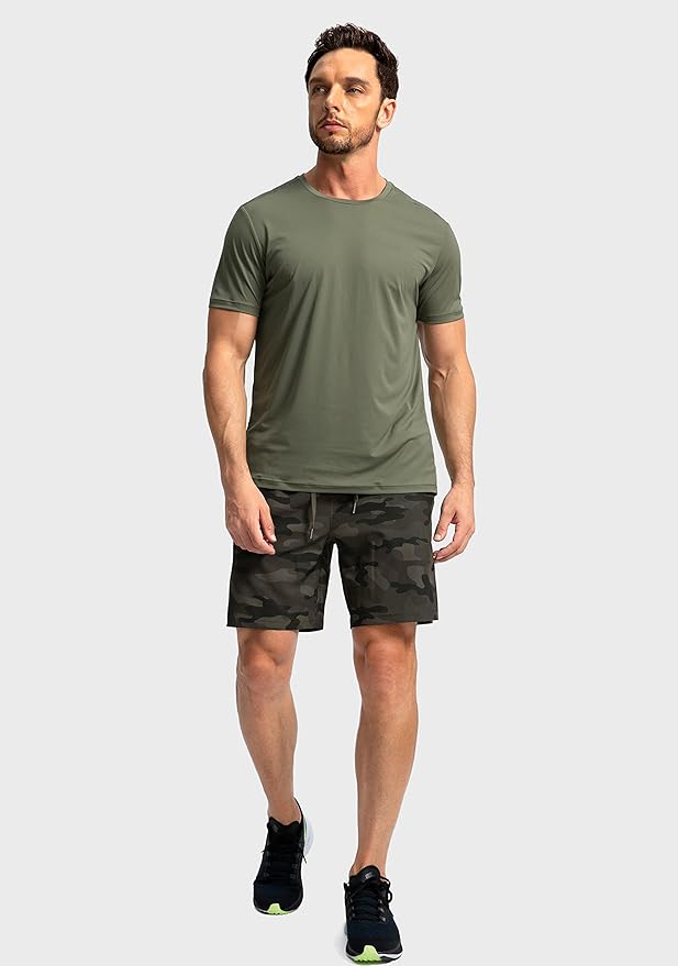 Men's Running Shorts with Zipper Pockets 9 Inch/ 7 Inch / 5 Inch Lightweight Quick Dry Gym Workout Athletic Shorts for Men