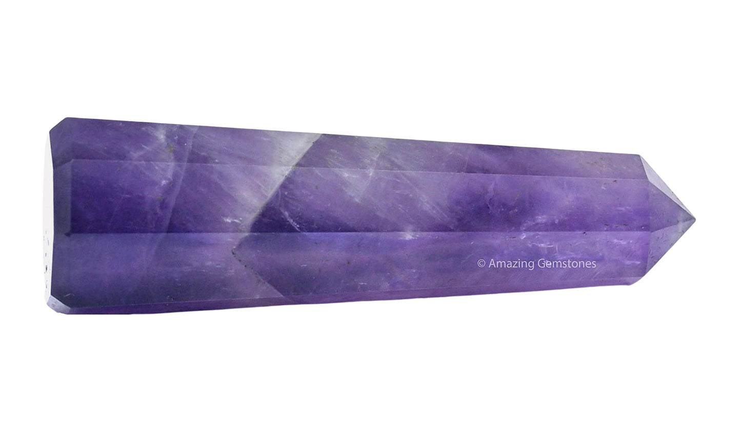Amazing Gemstone Amethyst Crystal Towers ~ Natural Healing Crystal Point Obelisk for Reiki Healing and Crystal Grid (2" to 3" Inch)