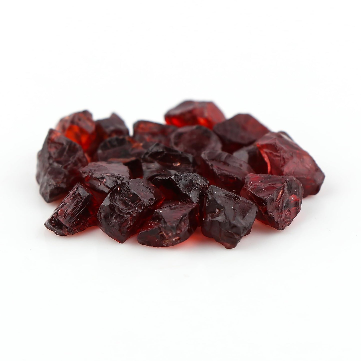 CRYSTALINES (50cts) Wholesale Stones, Natural Raw Garnet Gemstone, Reiki Healing Crystals, Bulk Loose Rough Supplies, Jewelry Making, DIY Craft, January Birthstone, Gem Collection (14-16pcs)