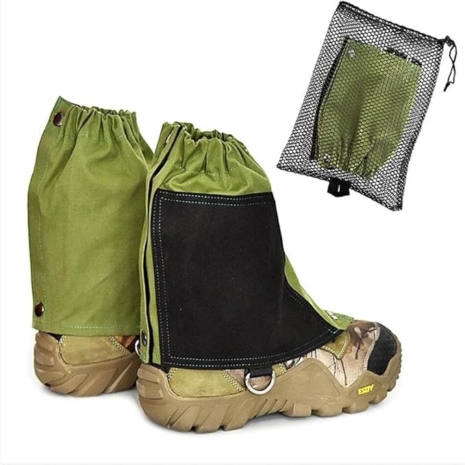 Waterproof Gators for Hiking Boots and Shoes Lightweight Adjustable Leg Gaiters for Men Women Gaiters for Hiking Snowshoeing