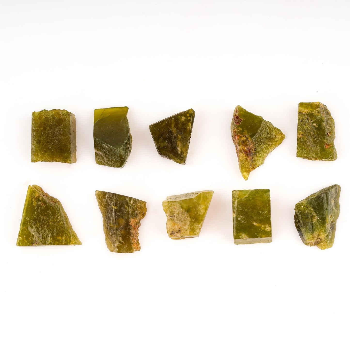 ColouredRocks 100 carats Vessonite Crystals, Raw Stones, Rough Gemstones, Jewelry Making Supply, Cabbing, Polishing, Cutting, DIY, Crafts (8-10pcs) (10-15mm)