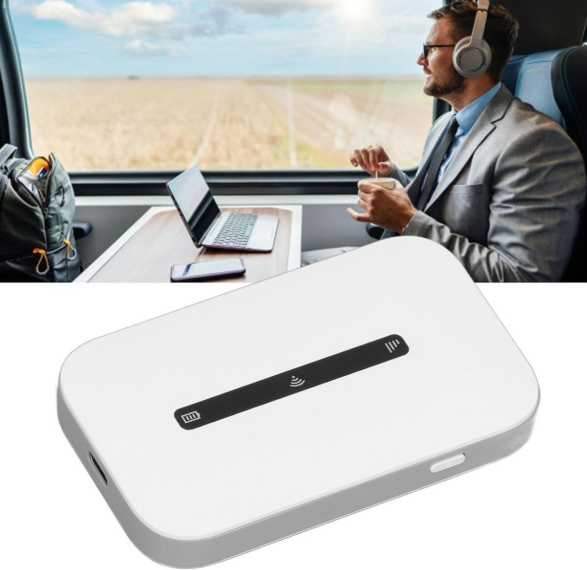 Yoidesu 10 3000mAh Mobile Hotspots, Portable Travel Router Supports Users at The Same Time, Large Battery, Pocket