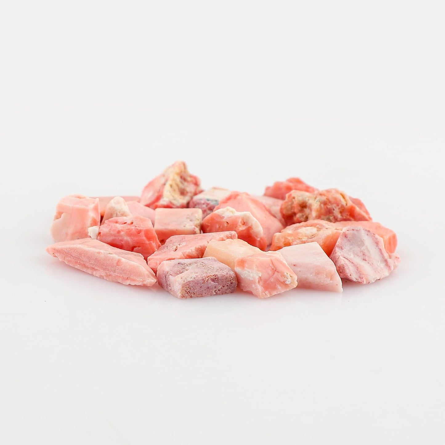 CRYSTALINES 50cts, Wholesale Natural Raw Pink Opal Gemstones, Rough Stone Lot, Bulk Loose Supplies for Jewelry Making, DIY Crafting, Healing Crystals, October Birthstone, Gem Collection, 8 to 10pcs