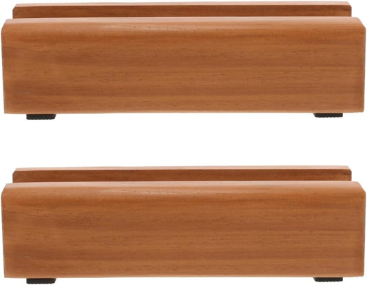 Uonlytech Full-Length Mirror Stand Holder - 2-Piece Wooden Frame for Stylish Home Decor