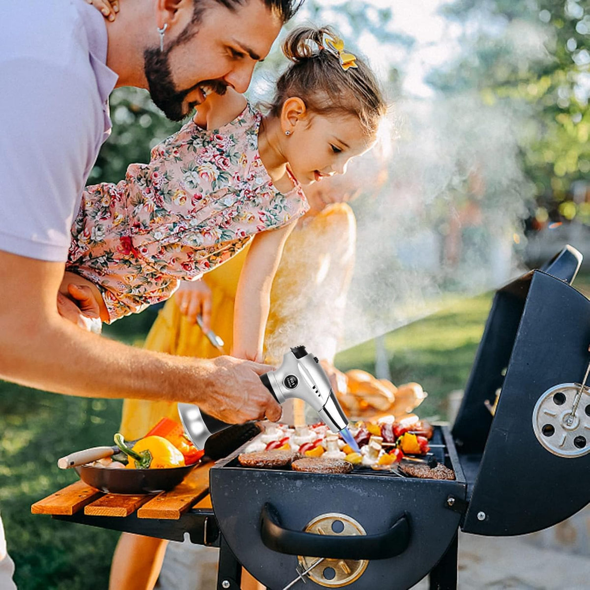 TBTEEK Cooking Torch - Versatile Kitchen Lighter with Butane Fuel for BBQ, Baking & Soldering (1 Can)