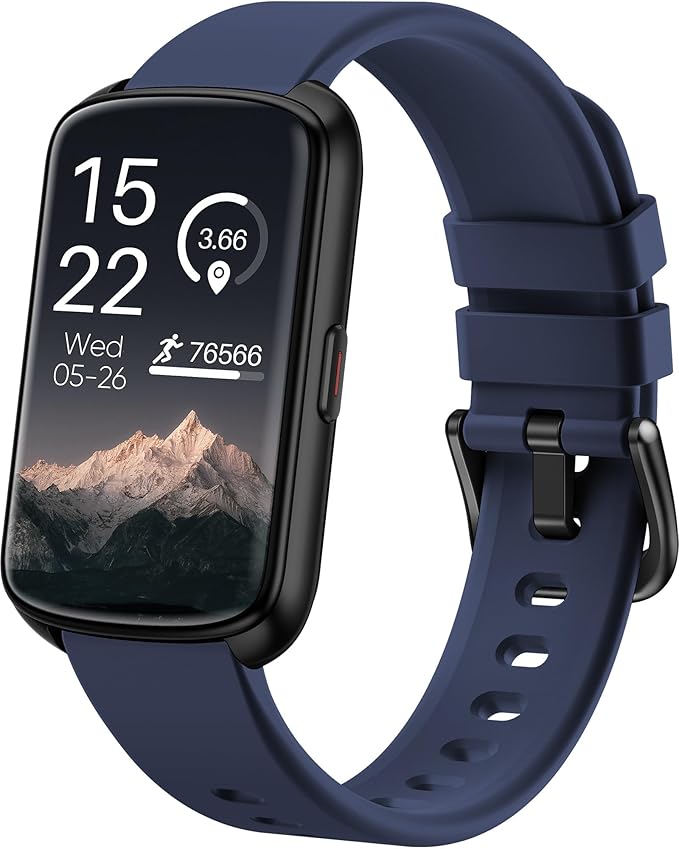 Fitness Tracker, Smart Watch for Women Men with 24/7 Heart Rate/Blood Pressure/Blood Oxygen Monitor,Sleep Tracker,Step & Calorie Counter, IP68 Waterproof Fitness Watches Compatible with Android&iPhone