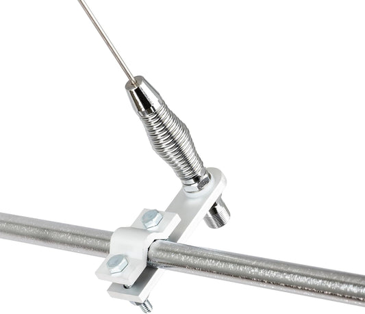 RoadPro (RP-557) 28" 2" AM/FM Mirror Mount Stainless Steel Antenna Kit with Shock Spring