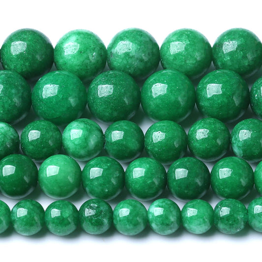 4MM Blackish Green Cloudy Chalcedony Stone Beads Round Loose Beads for Jewelry Making Bracelet Necklace 180pcs 2 Strands 32"
