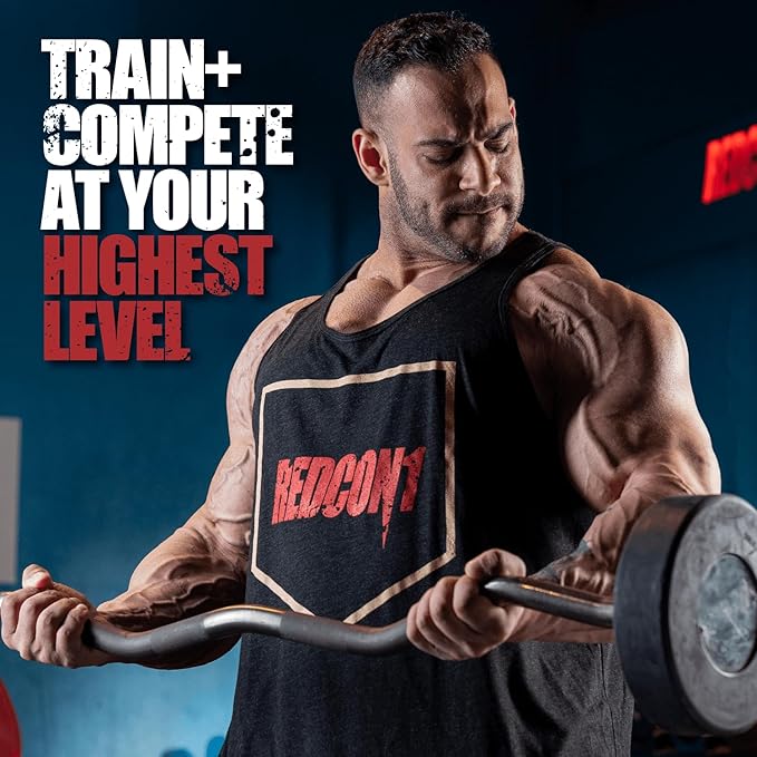 REDCON1 Total War Pre Workout, Green Apple - Fast Acting Caffeinated Preworkout for Men + Women with Beta Alanine - Contains Citrulline Malate for Increased Pump, Blood Flow (30 Servings)