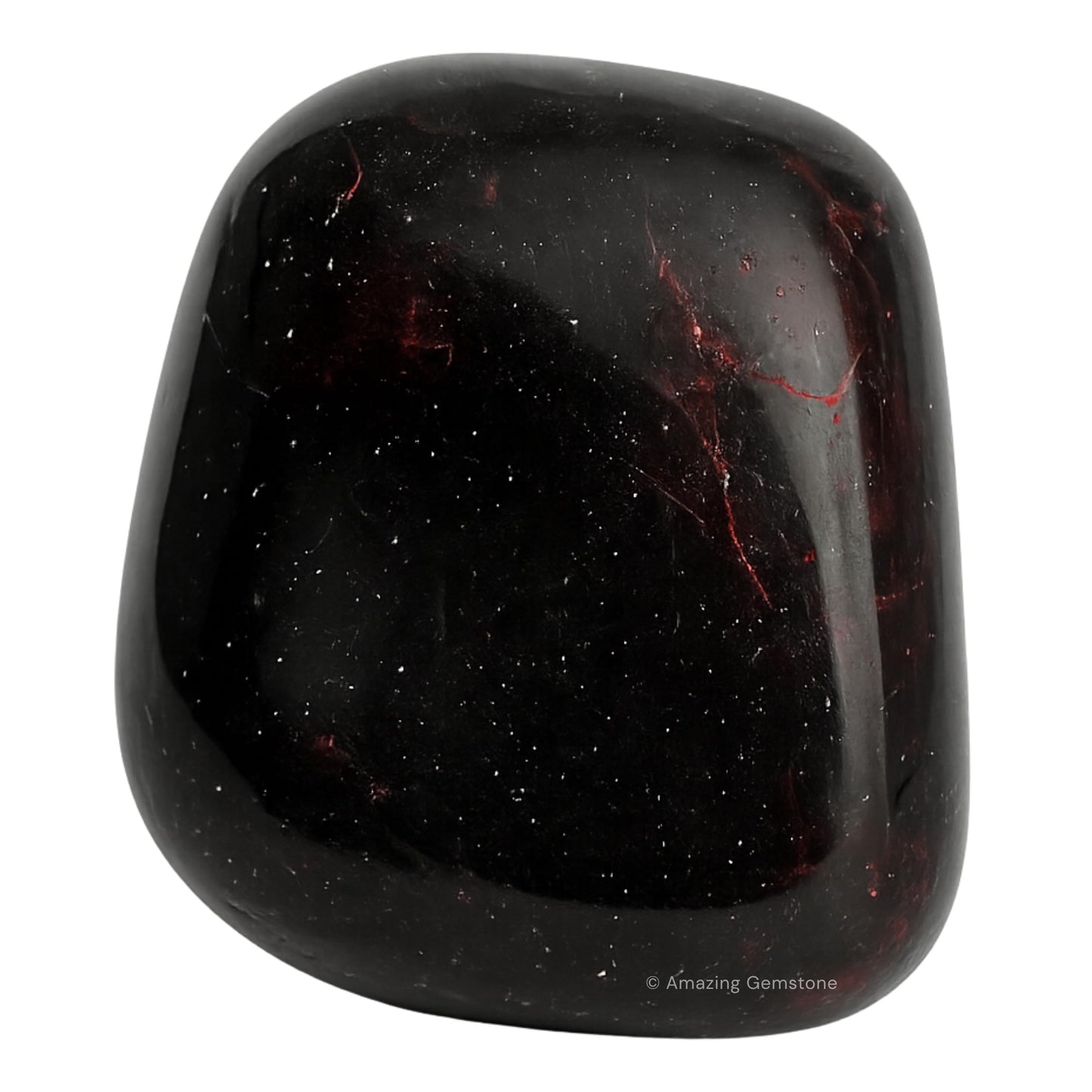 Amazing Gemstone Garnet Crystals and Healing Stones Tumbled - 1 oz Garnet Stone Gem Stones, Natural Healing Stones for Energy Balance, Stress Relief - Premium Polished Gems Rocks for Meditation