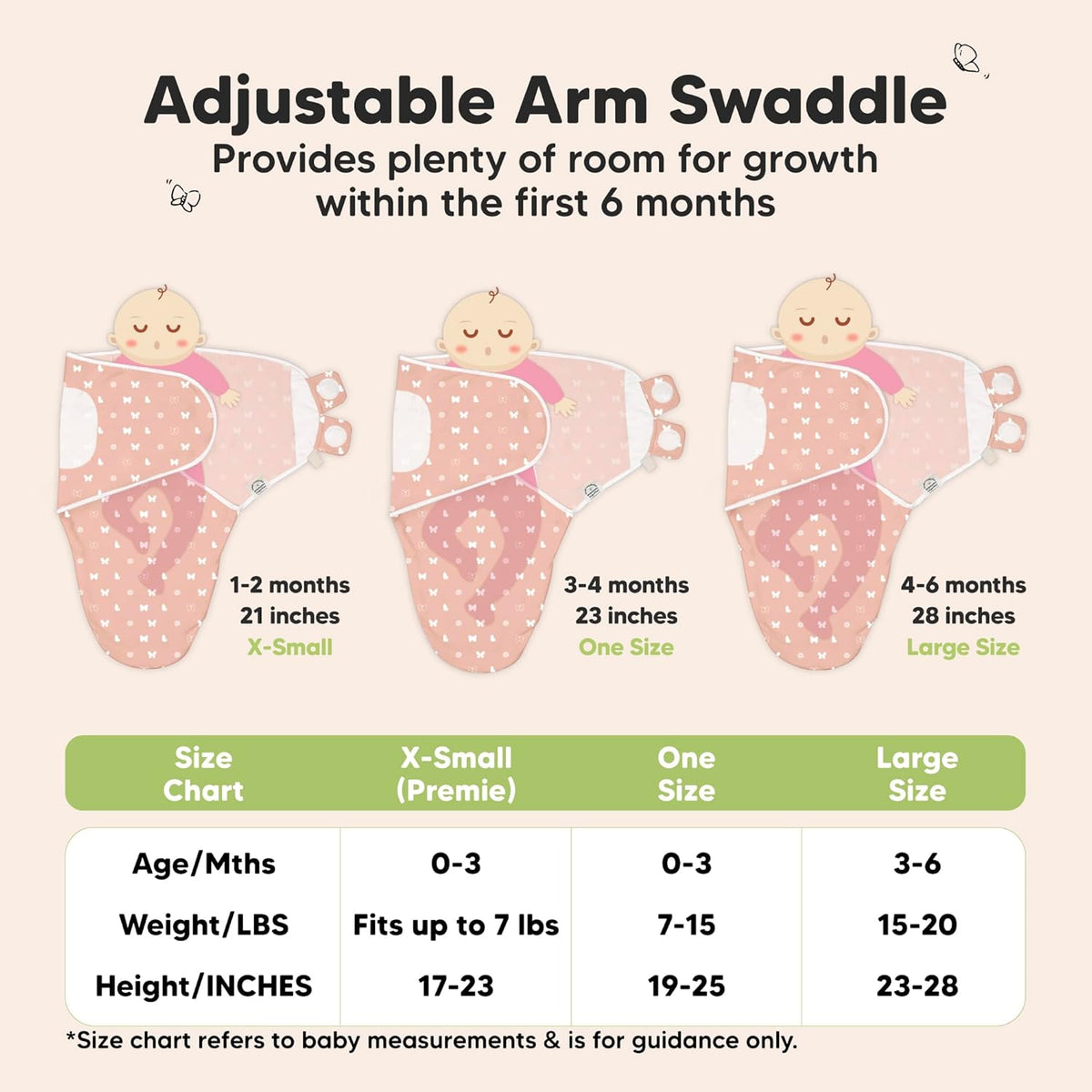 Skiennix Organic Baby Swaddle Sleep Sacks - Soft & Snug for Newborns 0-3 Months | Beach Day Design, 3-Pack