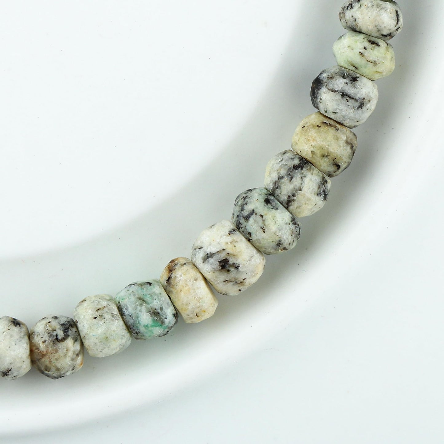 CRYSTALINES Natural K2 Jasper Gemstones Beads Dainty Bracelets, Handmade, Beaded Crystals Jewelry, Women Bracelet, Jasper Stones, Silver Plated, Adjustable Chain-7+1inch, AAA Grade