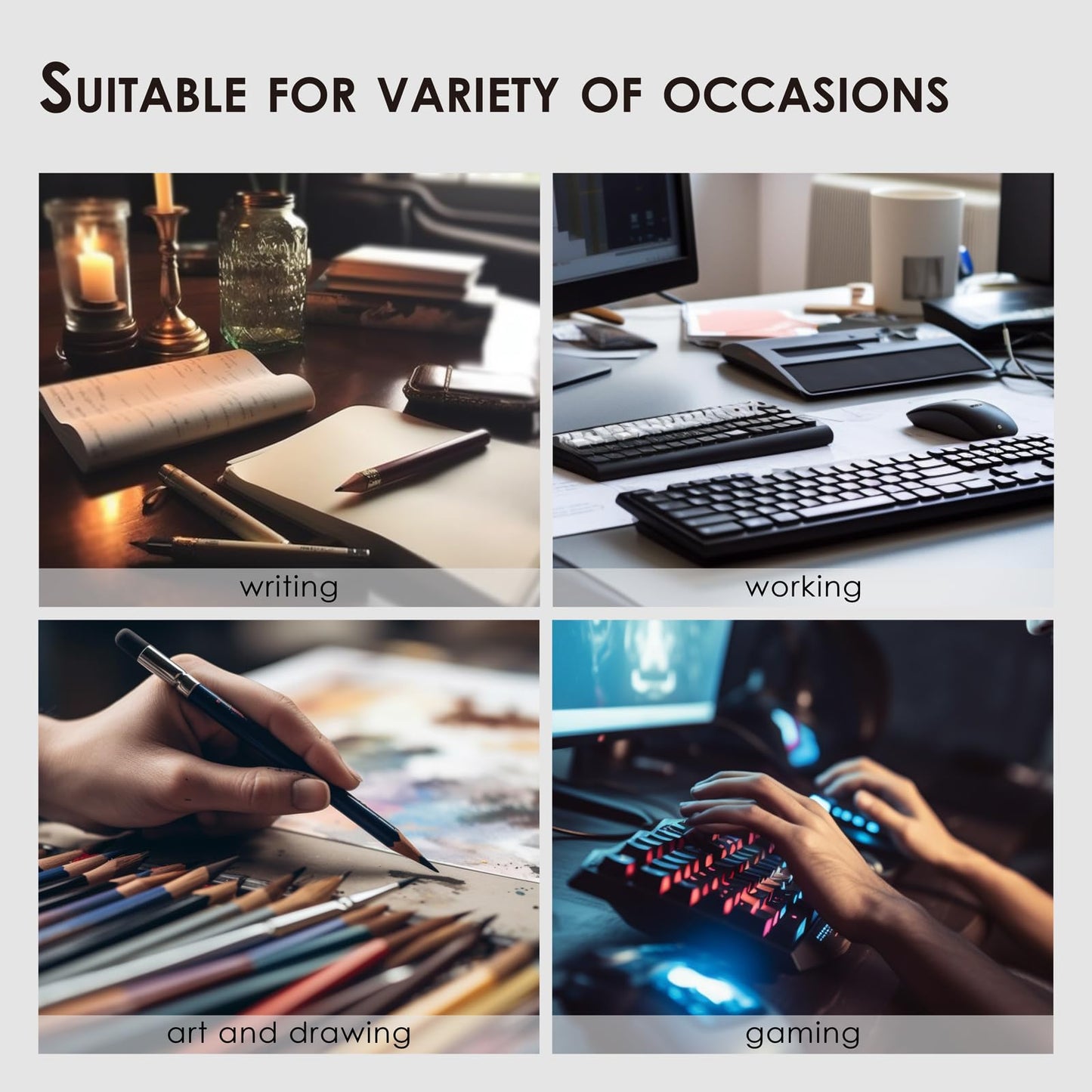 Cork Desk Mat - Dual-Sided Desk Pad for Office and Home - Desk Organization and Accessories - Ideal for Large Mouse Pad and Desk Mats on Top of Desks(Dark Blue,90cmx 43cm)
