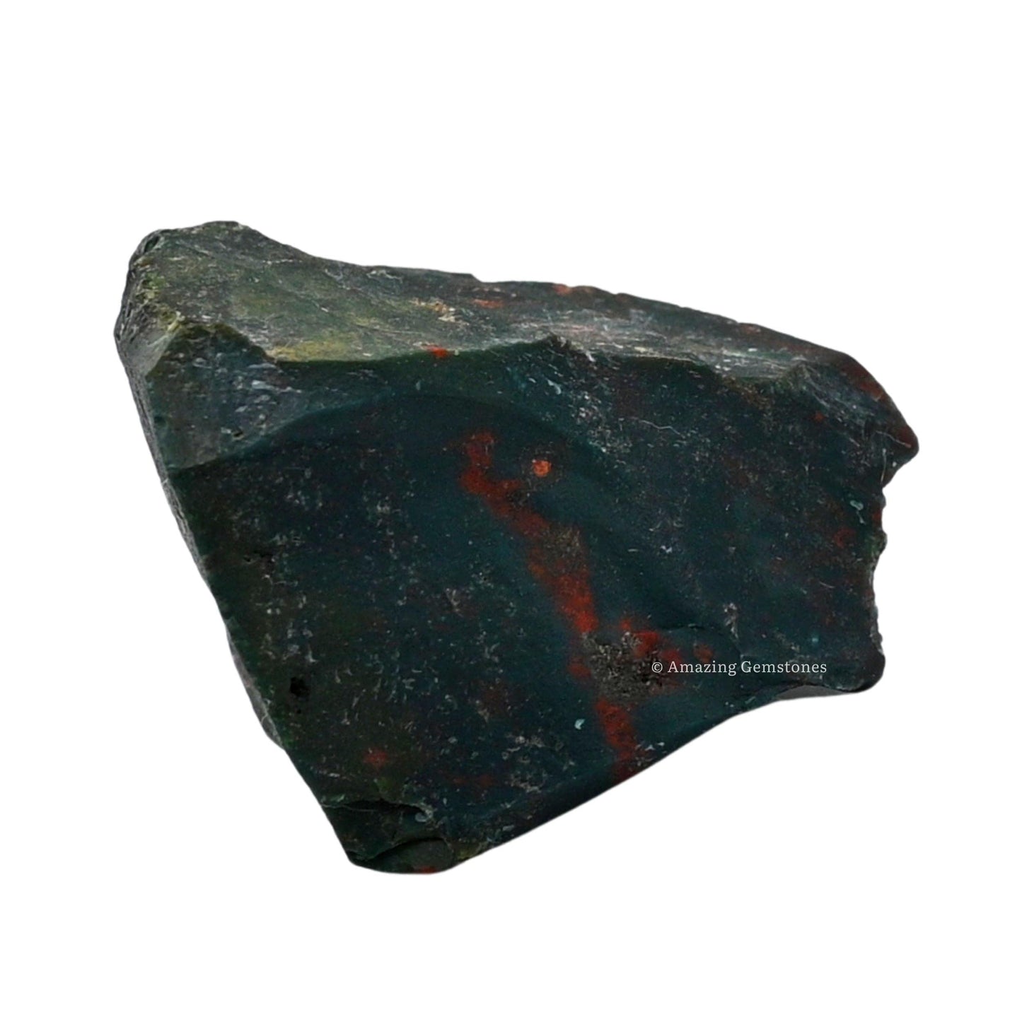 Amazing Gemstone Bloodstone Raw Crystals and Healing Stones, Natural Rocks for Tumbling and DIY Raw Stones and Crystals (1 LB)