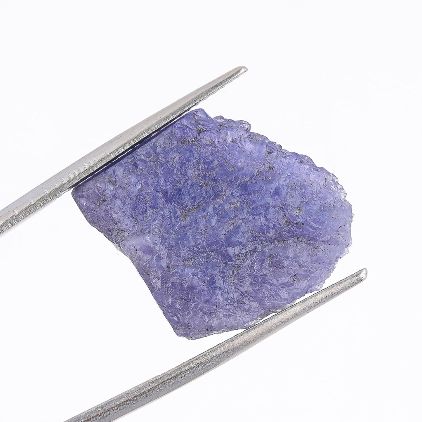 CRYSTALINES 5pcs Wholesale Natural Raw Blue Tanzanite Gemstone, Assorted Rough Stones, Big Rocks, DIY Crafts-Jewelry Making, Bulk Loose Supplies, December Birthstone, Gem Collection