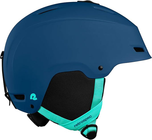 Retrospec Zephyr Ski Helmet - Snowboard Helmet for Adults & Youth - Adjustable Fit with Breathable Vents for Men, Women, Boys and Girls