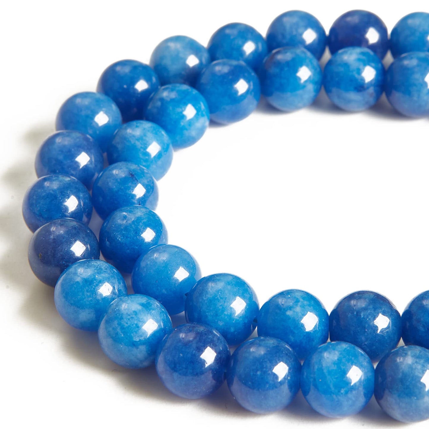 100pcs 10mm Kyanite Beads Natural Gemstone Beads Round Loose Beads for Jewelry Making