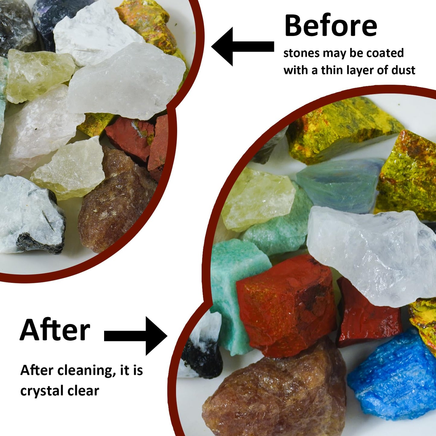 Raw Crystals, Large 1.2-2.0" Healing Crystal Natural Rough Stones for Intuition,Chakra,Meditation,Decoration,Polishing,Energy Work (White Turquoise, 3.5oz-1.2-2.0"raw Crystals)