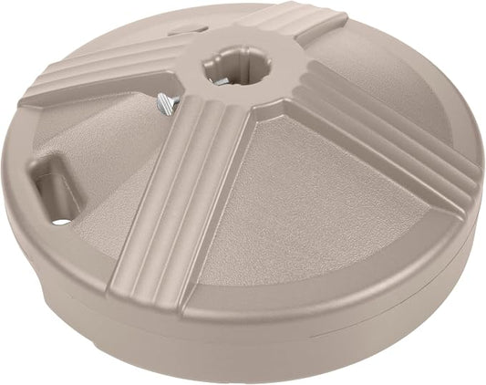 US Weight Durable 50 Pound Fillable Umbrella Base Designed to be Used with a Patio Table