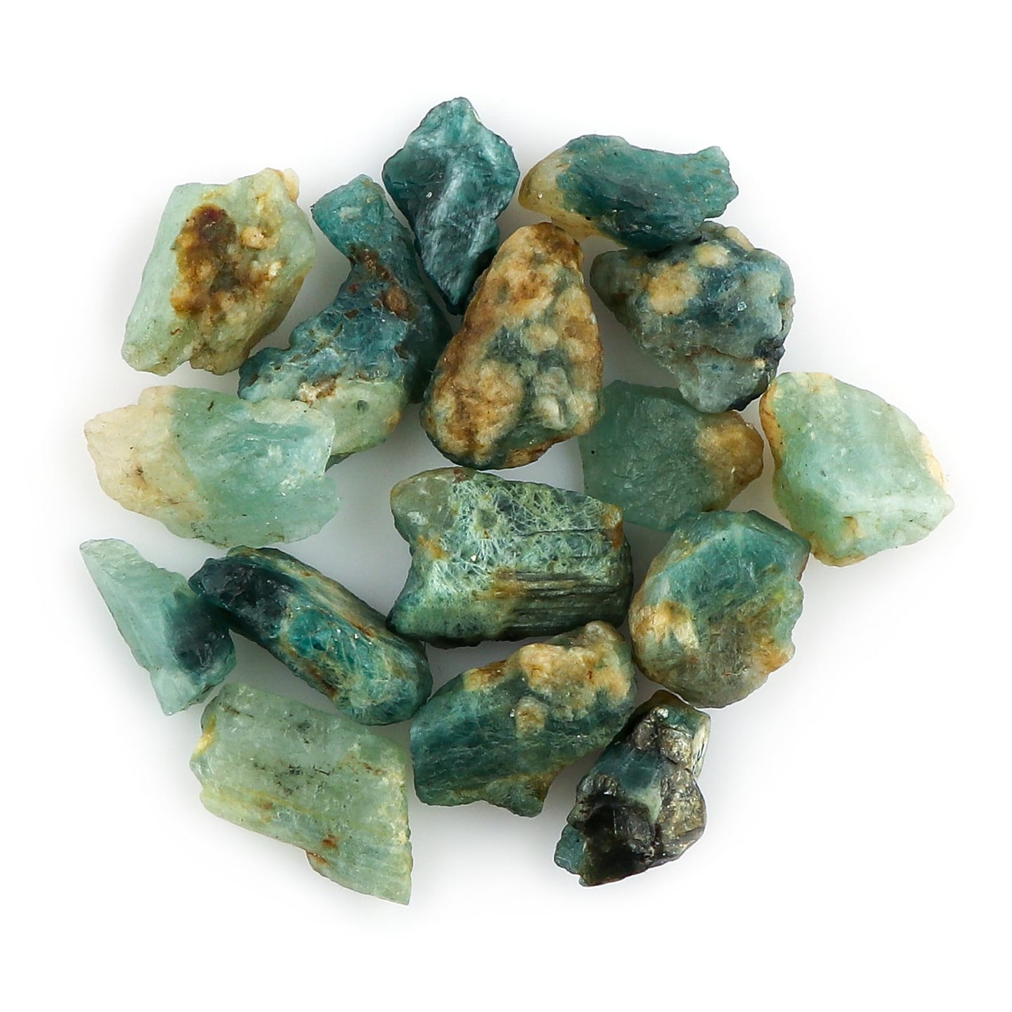 CRYSTALINES 100cts Wholesale Natural Raw Grandidierite Gemstone, Untreated Rough Stone, Bulk Loose Supplies, DIY Crafts-Jewelry Making, Healing Crystals, Wire Wrapping, Gem Collection, 16-18pcs