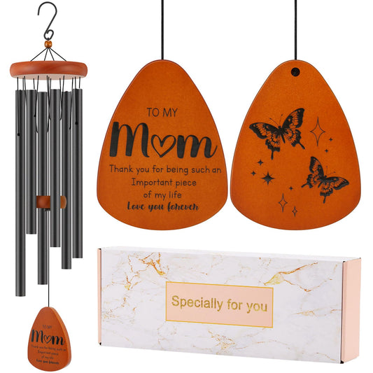 Gifts for Mom, Birthday Gifts for Mom from Daughter Son, Mother Gift for Birthday, Mothers Day, Thanksgiving, Christmas, Valentines Day, 32 Inch Wind Chimes Gift for Home Decor