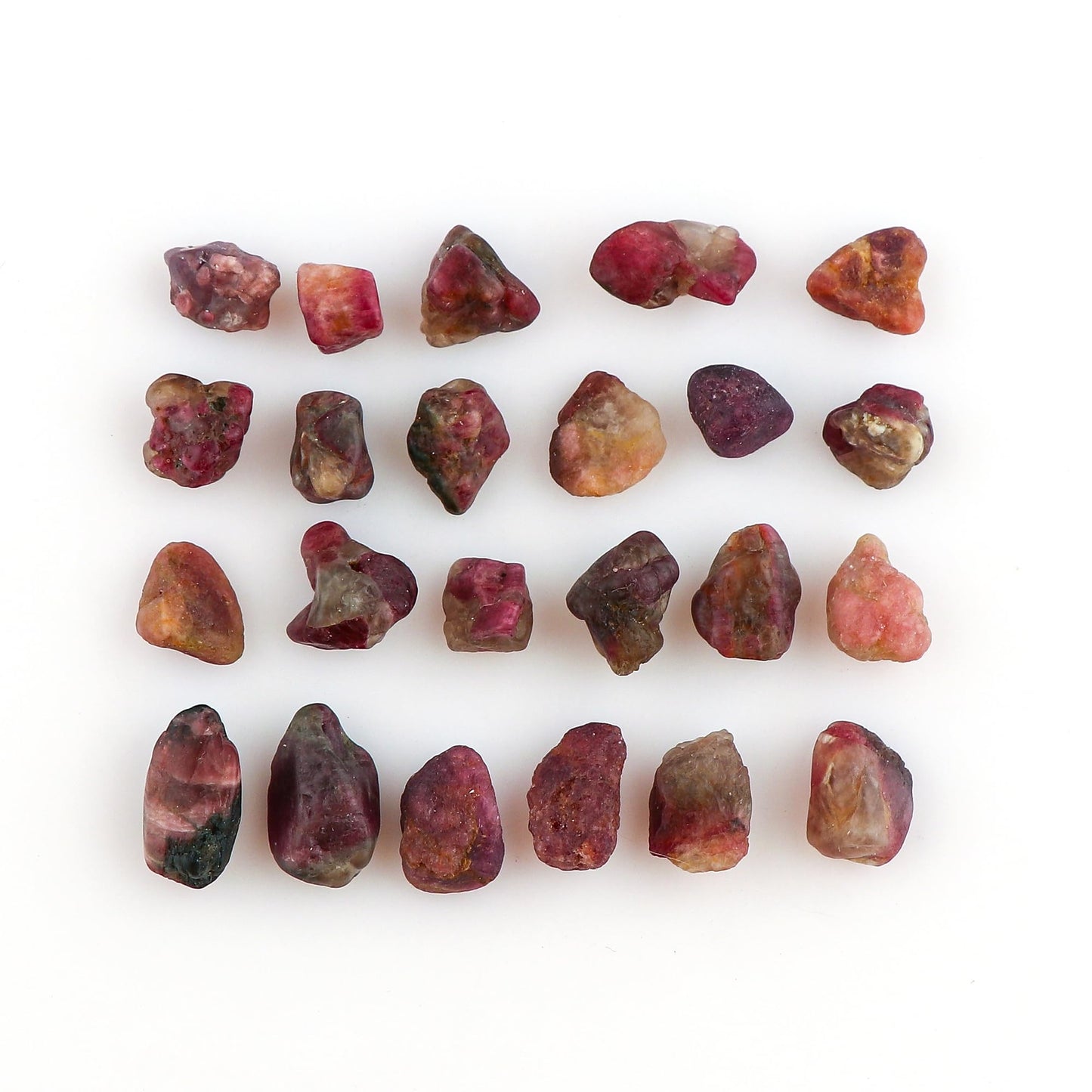 CRYSTALIS 100cts Natural Pink-Tourmaline Raw Crystals, Loose Gemstone Wholesale Bulk Rough Jewelry Making Supply, Chakra And Healing Raw Stones, Wire Wrapping, DIY, Tumbling, Gem Collection